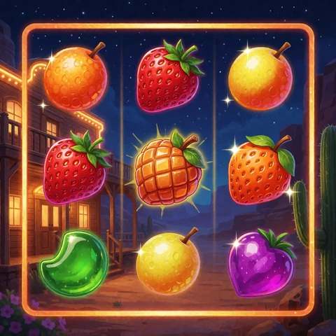 Sweet Bonanza Slot Thumbnail mit Bonbon-Canyon f&uuml;r Lizaro Casino Bonus Spieler