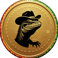Goldene Krypto-M&uuml;nze mit Echsen-Kopf als Icon f&uuml;r den Crypto Reload Bonus
